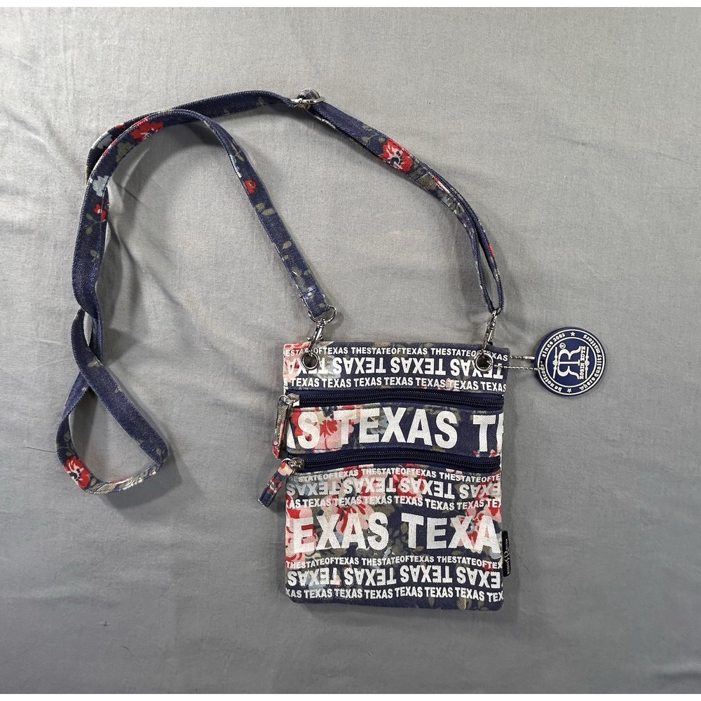 Robin Ruth Crossbody Purse Small‎ Bluebonnets Texas